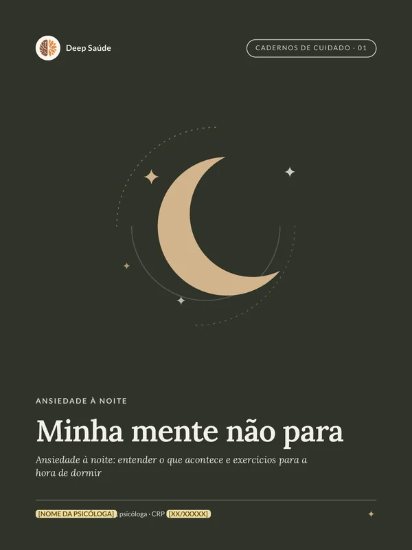 Capa de Minha mente não para