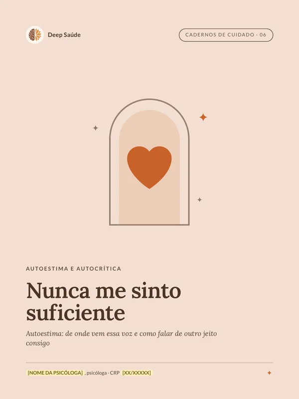 Capa de Nunca me sinto suficiente