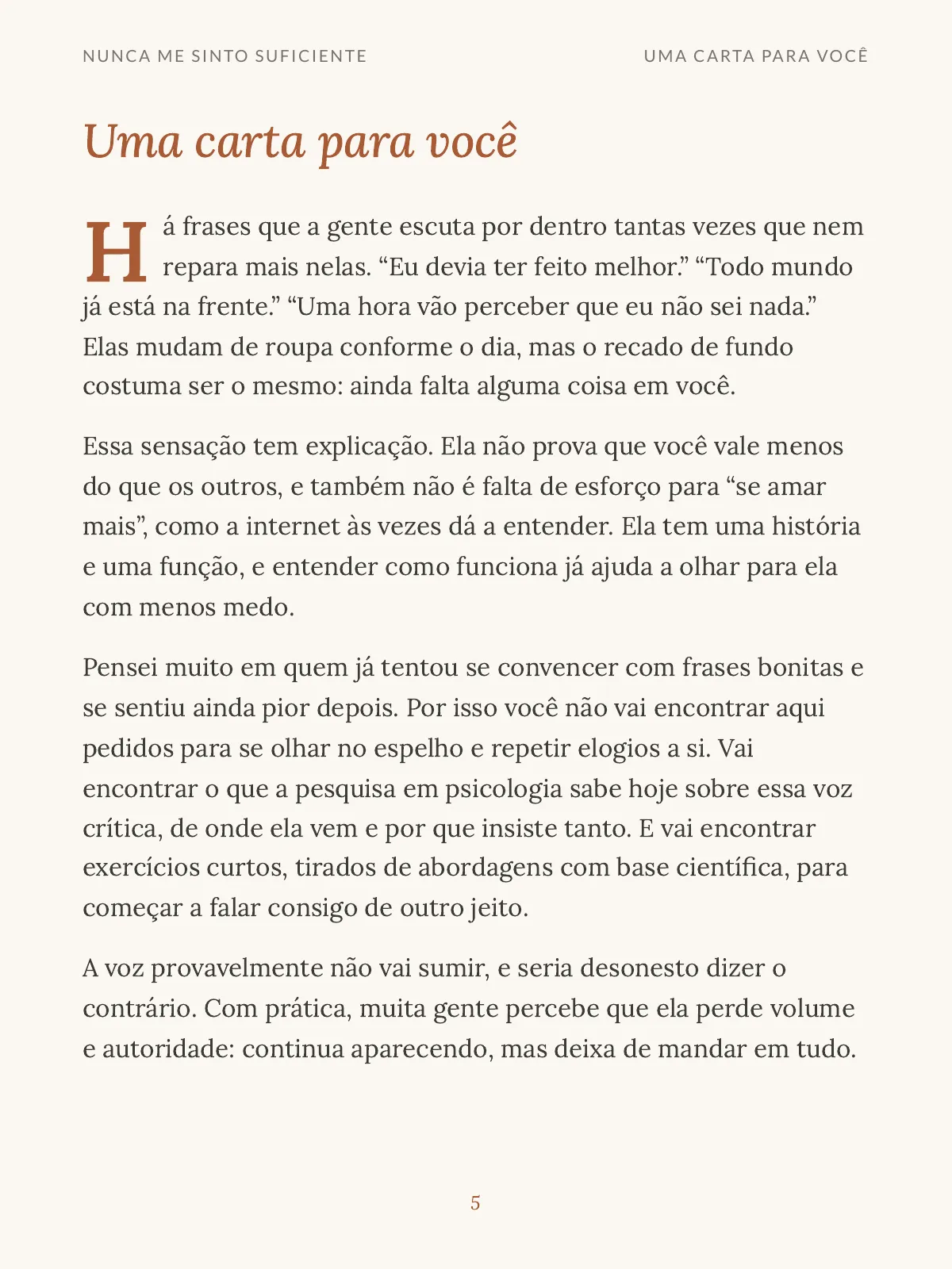Página 2 de Nunca me sinto suficiente